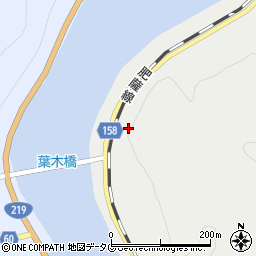 熊本県八代市坂本町葉木2318周辺の地図
