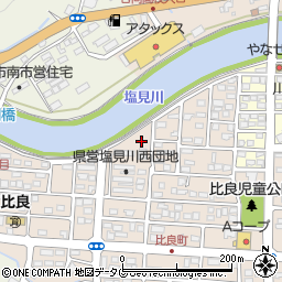 無田公園周辺の地図