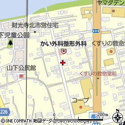 富高薬局　財光寺支店周辺の地図