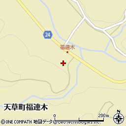 熊本県天草市天草町福連木3483周辺の地図