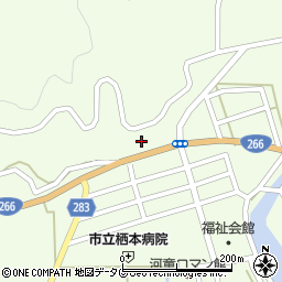 熊本県天草市栖本町馬場2584周辺の地図
