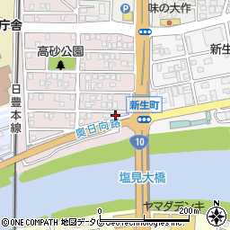 宮崎県日向市高砂町130周辺の地図