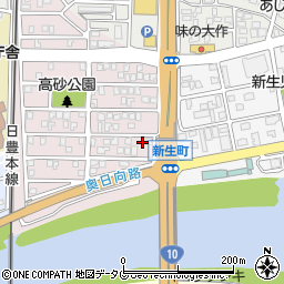 宮崎県日向市高砂町112周辺の地図