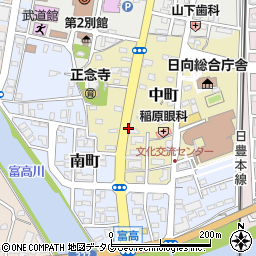 岩国屋化粧品店周辺の地図