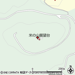 米ノ山周辺の地図