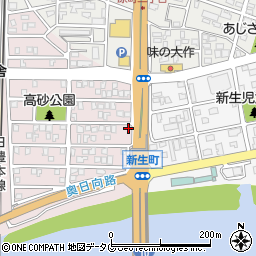 宮崎県日向市高砂町95周辺の地図