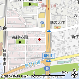 宮崎県日向市高砂町75周辺の地図