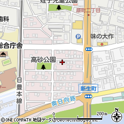 宮崎県日向市高砂町71周辺の地図