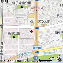 宮崎県日向市高砂町60周辺の地図