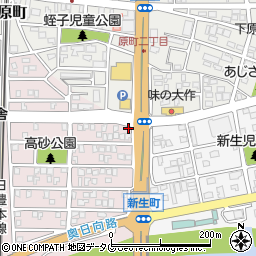 宮崎県日向市高砂町58周辺の地図