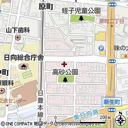 宮崎県日向市高砂町211周辺の地図