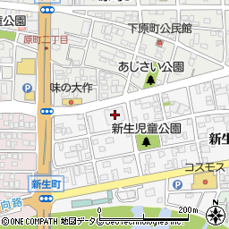 西日本電信電話宮崎支店日向別館周辺の地図