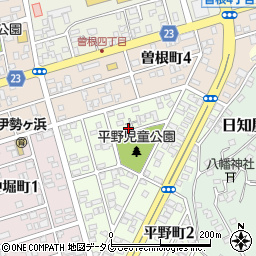 〒883-0002 宮崎県日向市平野町の地図