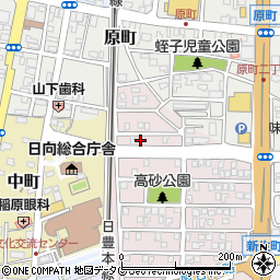 宮崎県日向市高砂町28周辺の地図