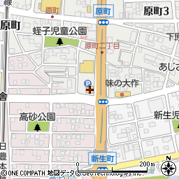 宮崎県日向市原町2丁目95周辺の地図