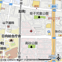 宮崎県日向市高砂町16周辺の地図