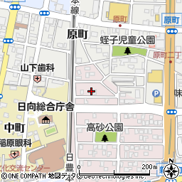 宮崎県日向市高砂町19周辺の地図