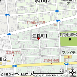 〒883-0012 宮崎県日向市江良町の地図