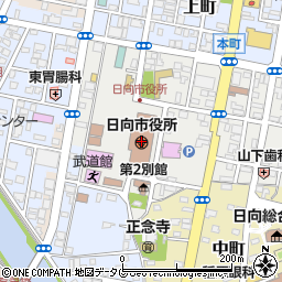 宮崎銀行日向市役所 ＡＴＭ周辺の地図