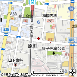 宮崎県日向市原町10周辺の地図