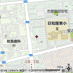 川越紙店日向営業所周辺の地図