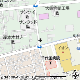 南九州尾園建設株式会社日向支店周辺の地図