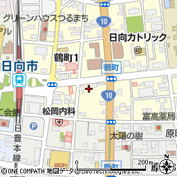 Ｊネットレンタカー日向市駅店周辺の地図