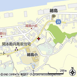 細島郵便局周辺の地図