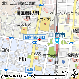 熊本屋ふとん店周辺の地図