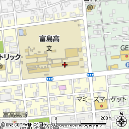 宮崎県立富島高等学校周辺の地図
