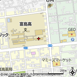 宮崎県立富島高等学校周辺の地図
