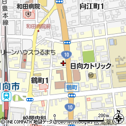 株式会社宮日商事　日向営業所周辺の地図