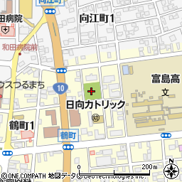 鶴町児童公園周辺の地図