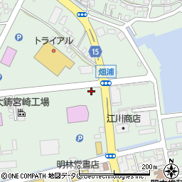 宮崎陸運有限会社　日向営業所周辺の地図