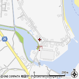 熊本県天草市楠浦町1036-4周辺の地図