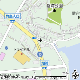 幡浦周辺の地図