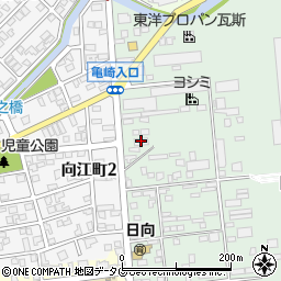 九州電力亀川寮周辺の地図
