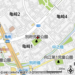 亀崎中区公民館周辺の地図