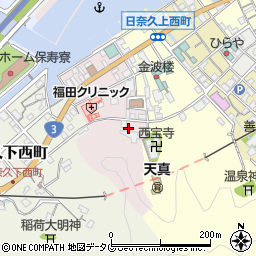 熊本県八代市日奈久中西町389周辺の地図