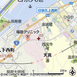 熊本県八代市日奈久中西町391周辺の地図