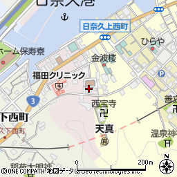 熊本県八代市日奈久中西町386周辺の地図