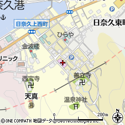 熊本県八代市日奈久中町316周辺の地図