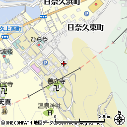 熊本県八代市日奈久東町甲周辺の地図