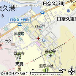 熊本県八代市日奈久中町288周辺の地図