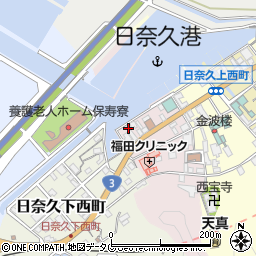 熊本県八代市日奈久中西町473周辺の地図