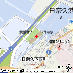 熊本県八代市日奈久平成町周辺の地図