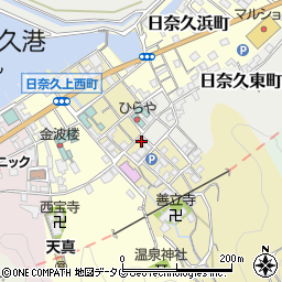 熊本県八代市日奈久中町295周辺の地図