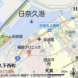 熊本県八代市日奈久中西町469周辺の地図
