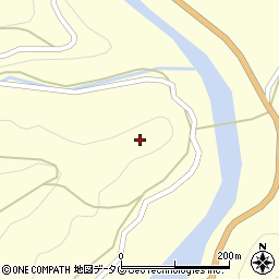 熊本県球磨郡五木村鶴周辺の地図