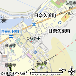熊本県八代市日奈久東町233周辺の地図